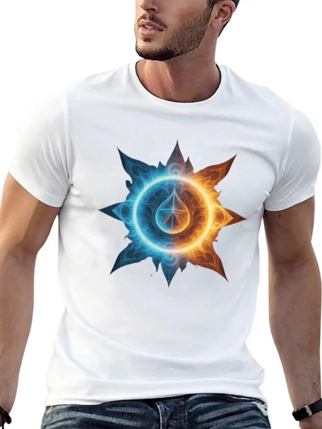 Infinite Spark Unisex Casual T-Shirt – Clean Design For Daily Comfort