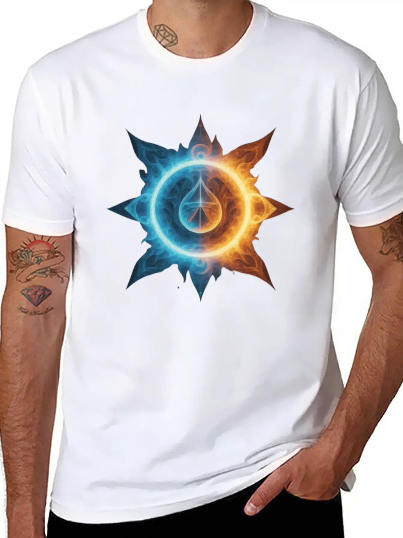 Infinite Spark Unisex Casual T-Shirt – Clean Design For Daily Comfort