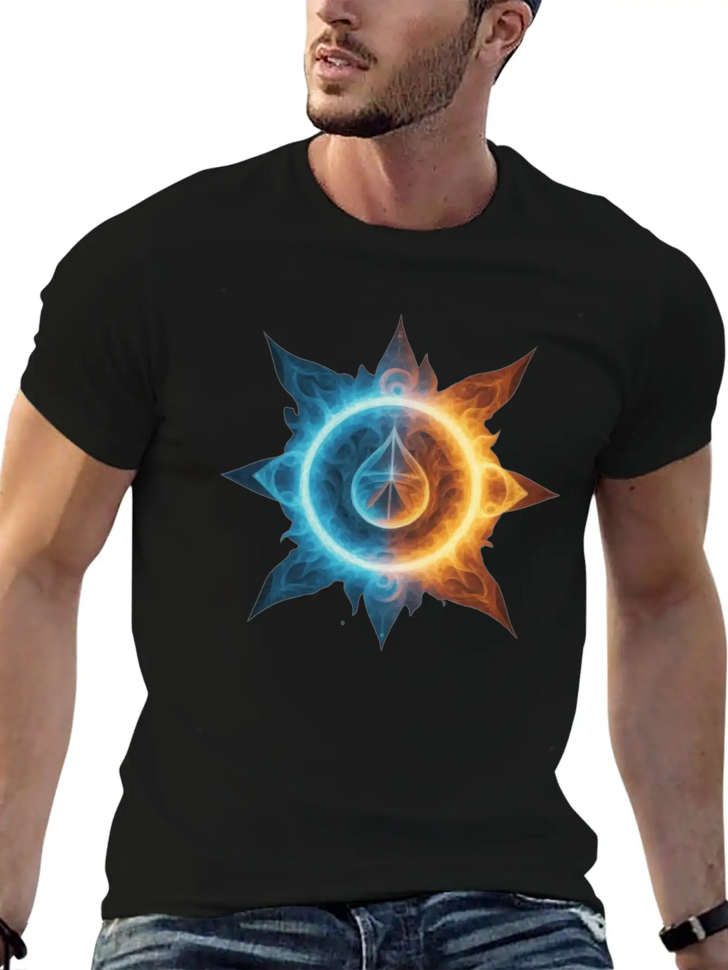 Infinite Spark Unisex Casual T-Shirt – Clean Design For Daily Comfort