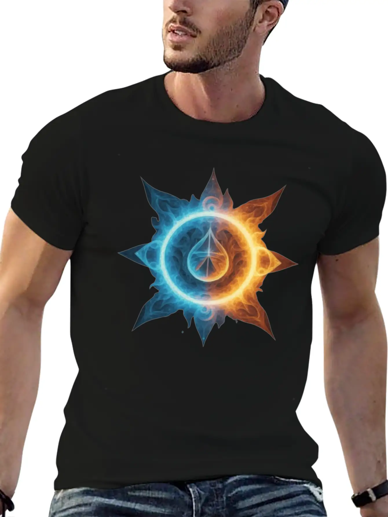 Infinite Spark Unisex Casual T-Shirt – Clean Design For Daily Comfort