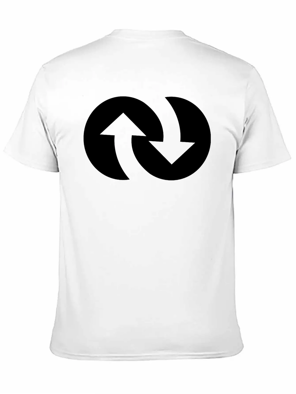 Infinity With Arrows Unisex Short Sleeve Soft Cotton T-Shirt – Casual Everyday Wear