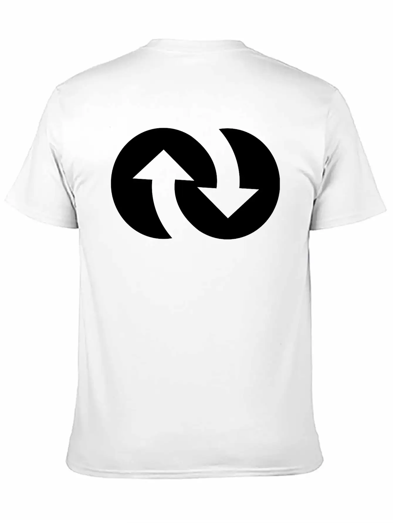 Infinity With Arrows Unisex Short Sleeve Soft Cotton T-Shirt – Casual Everyday Wear