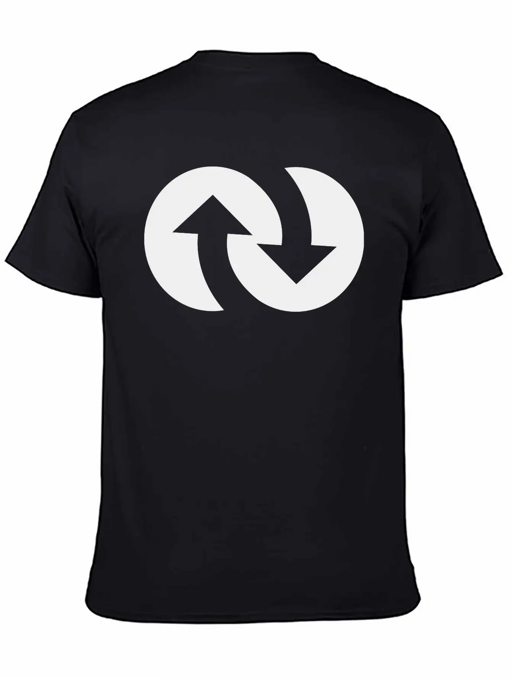 Infinity With Arrows Unisex Short Sleeve Soft Cotton T-Shirt – Casual Everyday Wear