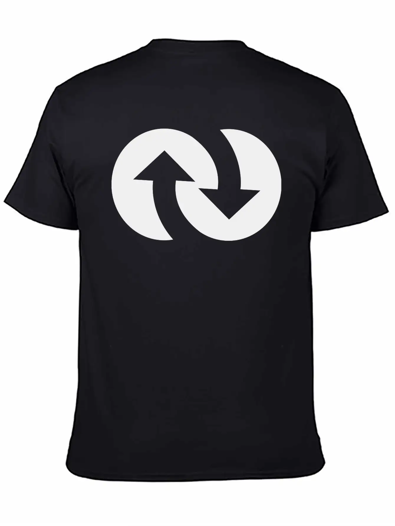 Infinity With Arrows Unisex Short Sleeve Soft Cotton T-Shirt – Casual Everyday Wear