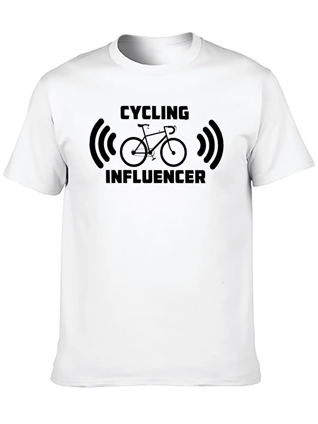 Influencer Of Cycling Unisex Casual T-Shirt – Clean Design For Daily Comfort