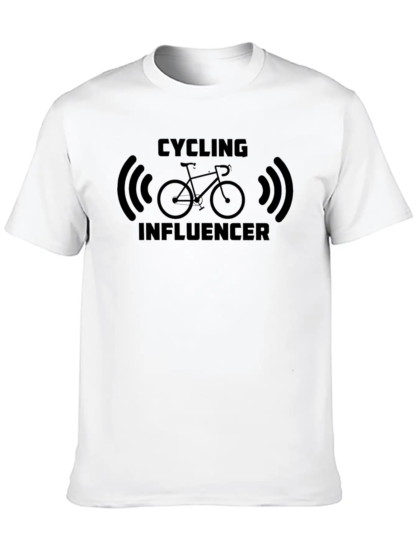 Influencer Of Cycling Unisex Casual T-Shirt – Clean Design For Daily Comfort