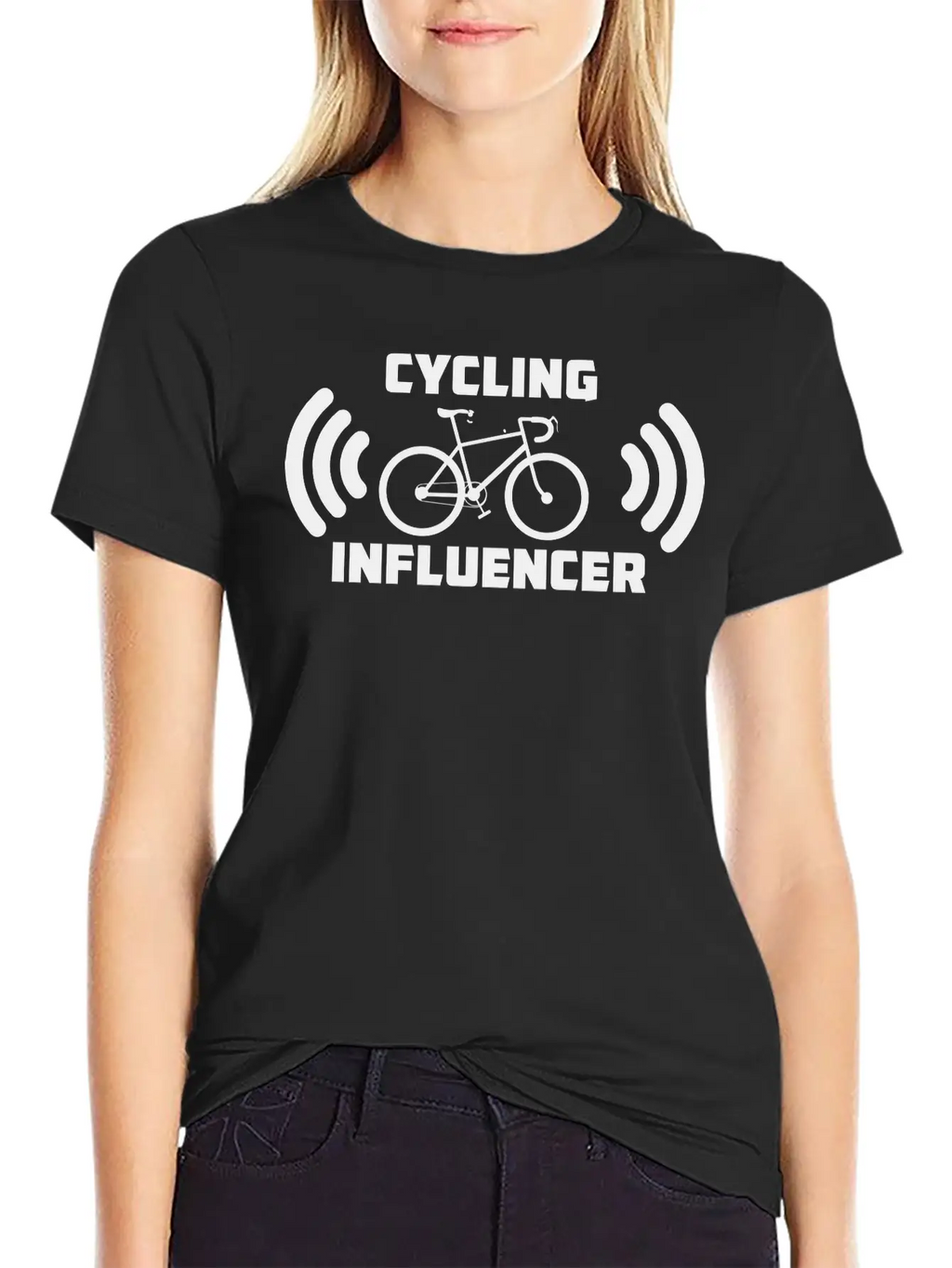 Influencer Of Cycling Unisex Casual T-Shirt – Clean Design For Daily Comfort