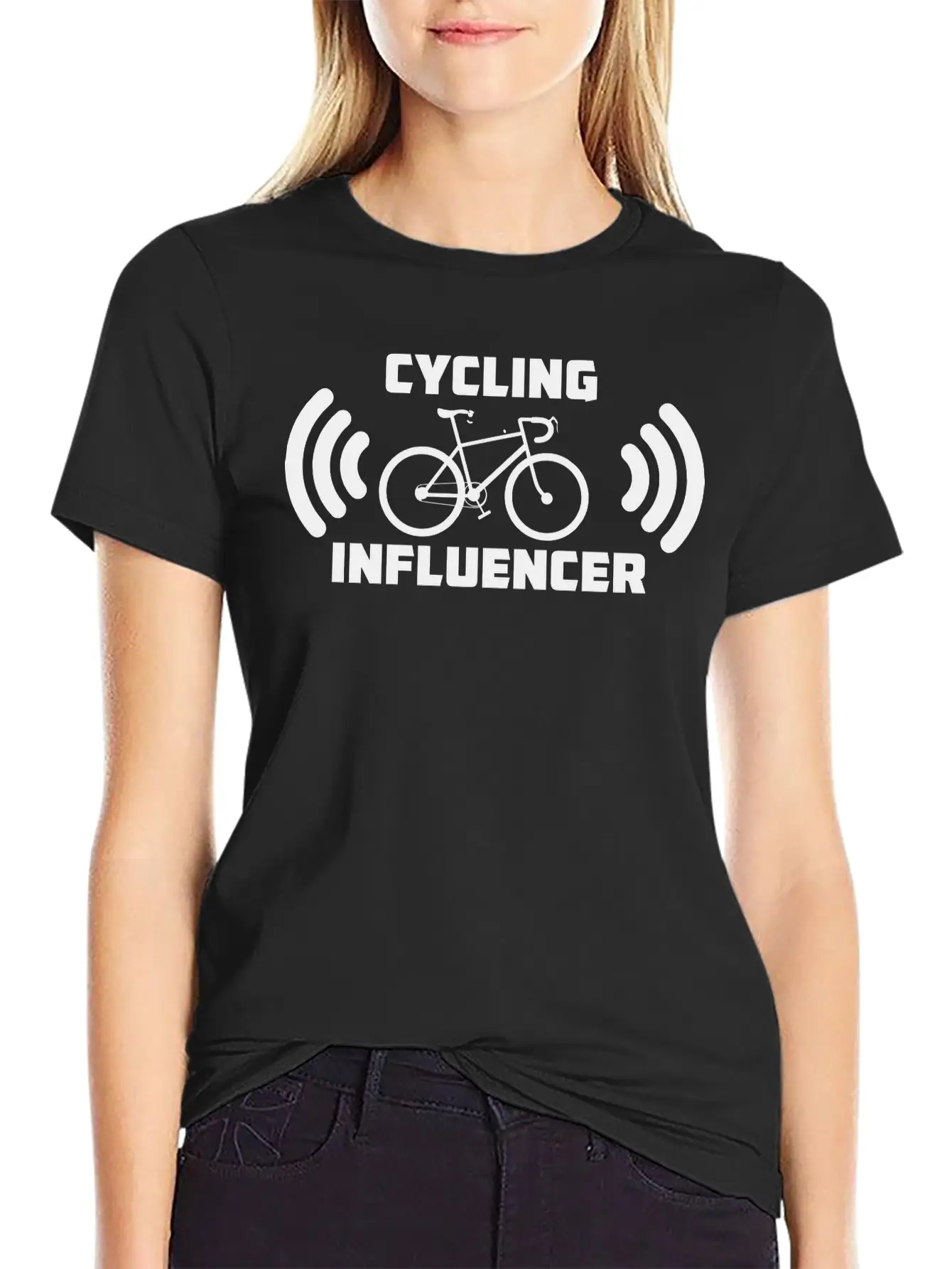 Influencer Of Cycling Unisex Casual T-Shirt – Clean Design For Daily Comfort