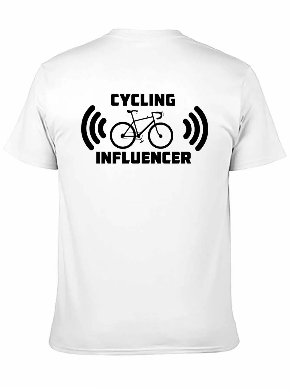 Influencer Of Cycling Unisex Casual T-Shirt – Clean Design For Daily Comfort