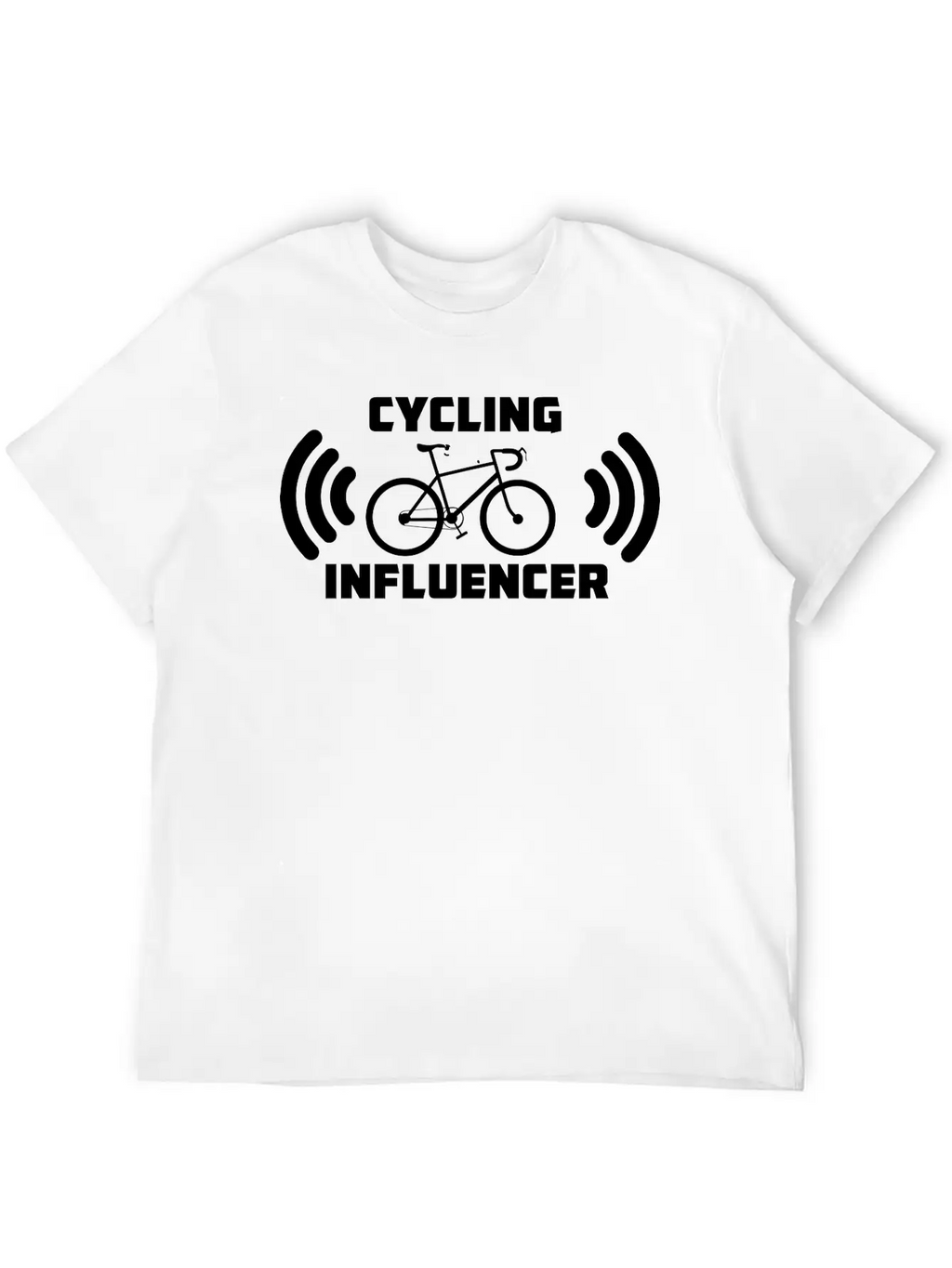 Influencer Of Cycling Unisex Casual T-Shirt – Clean Design For Daily Comfort