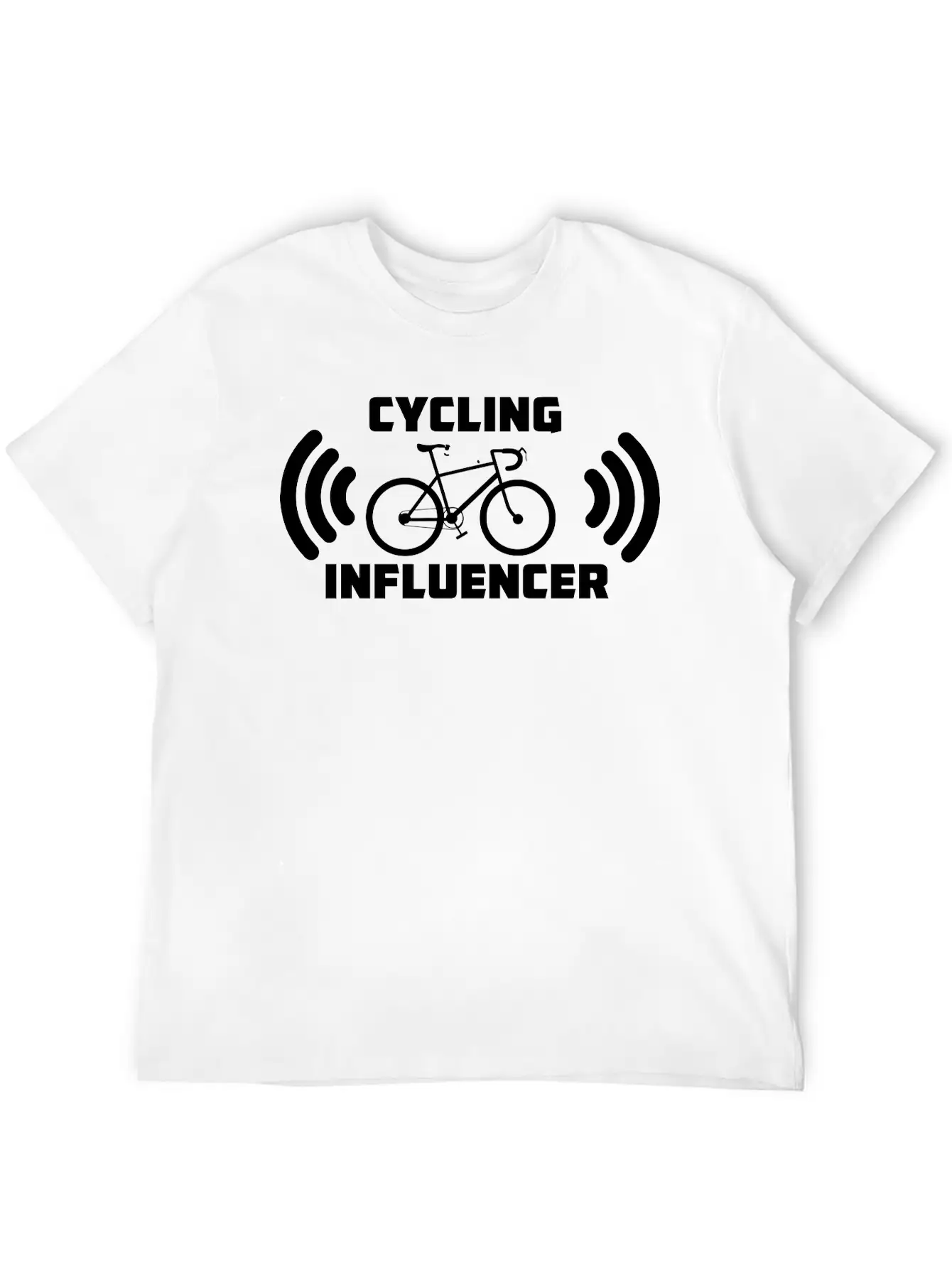 Influencer Of Cycling Unisex Casual T-Shirt – Clean Design For Daily Comfort