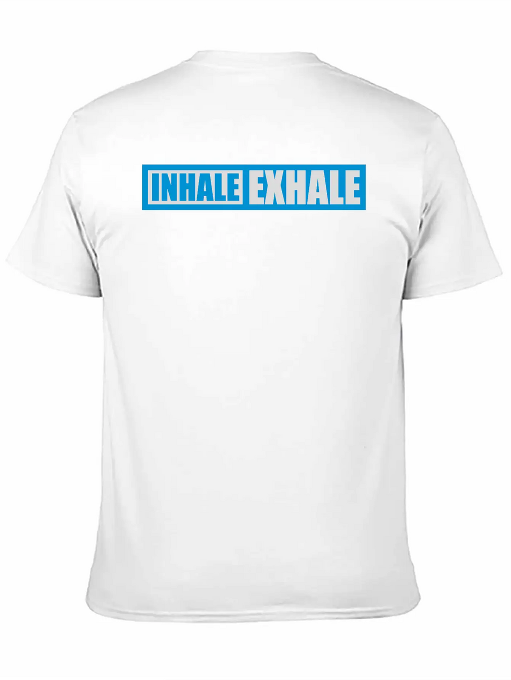 Inhale Exhale Yoga Quote Stylish Everyday T-Shirt – Unisex Basic Cotton Tee