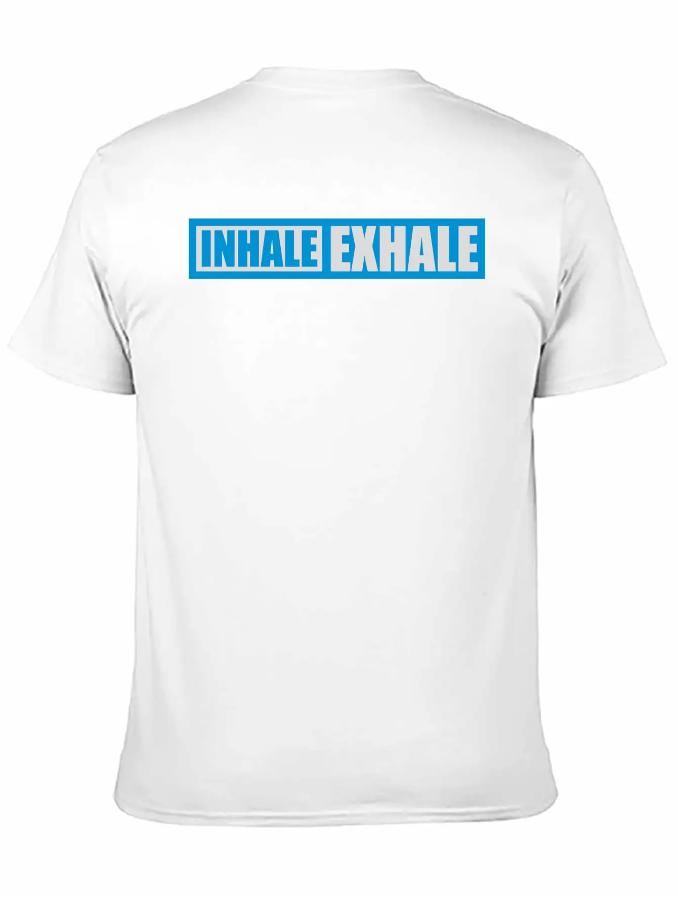 Inhale Exhale Yoga Quote Stylish Everyday T-Shirt – Unisex Basic Cotton Tee