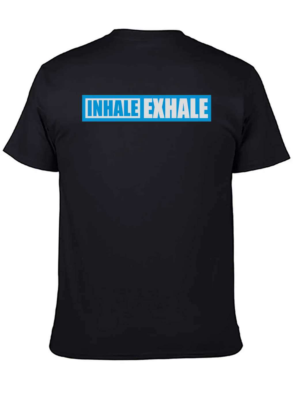 Inhale Exhale Yoga Quote Stylish Everyday T-Shirt – Unisex Basic Cotton Tee