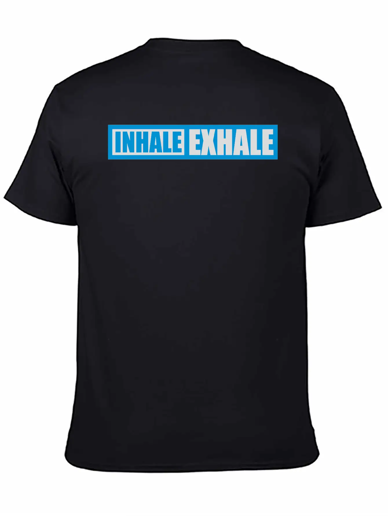 Inhale Exhale Yoga Quote Stylish Everyday T-Shirt – Unisex Basic Cotton Tee