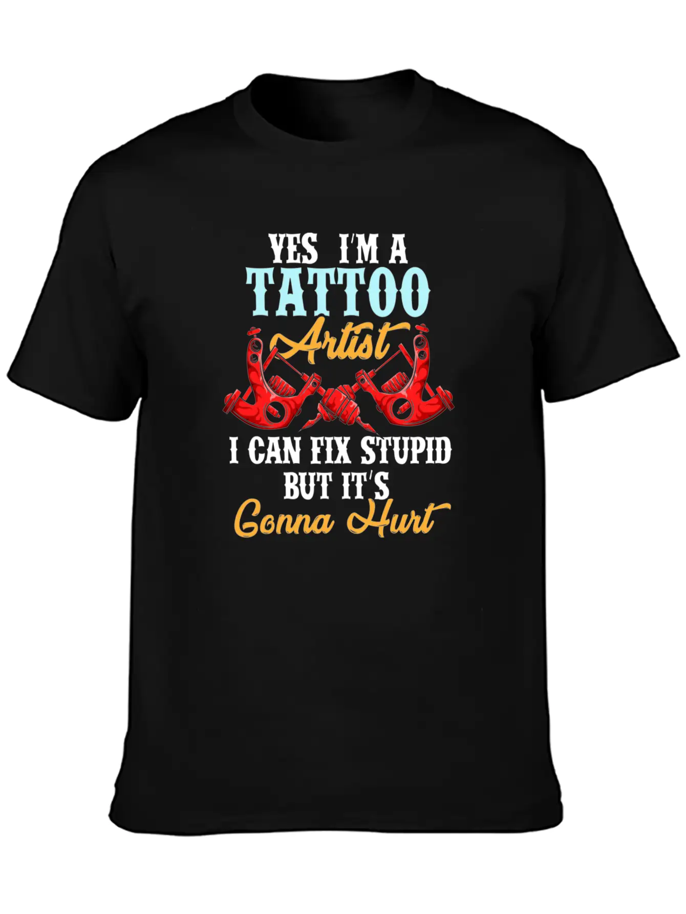 Ink And Tattoo Artist Unisex Short Sleeve Soft Cotton T-Shirt – Casual Everyday Wear