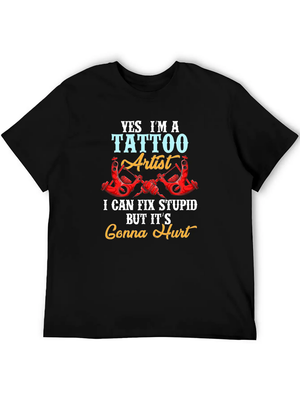 Ink And Tattoo Artist Unisex Short Sleeve Soft Cotton T-Shirt – Casual Everyday Wear