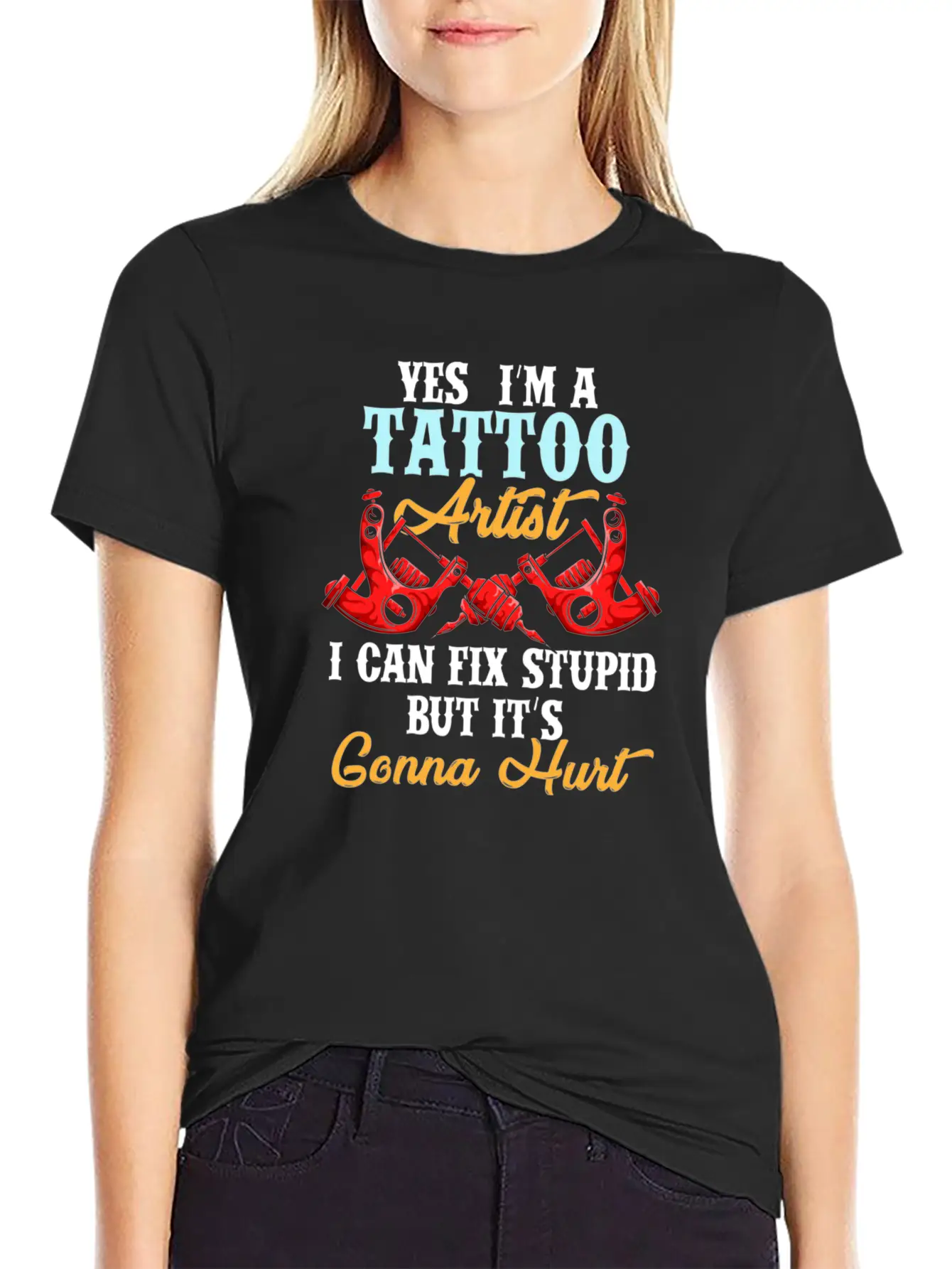 Ink And Tattoo Artist Unisex Short Sleeve Soft Cotton T-Shirt – Casual Everyday Wear