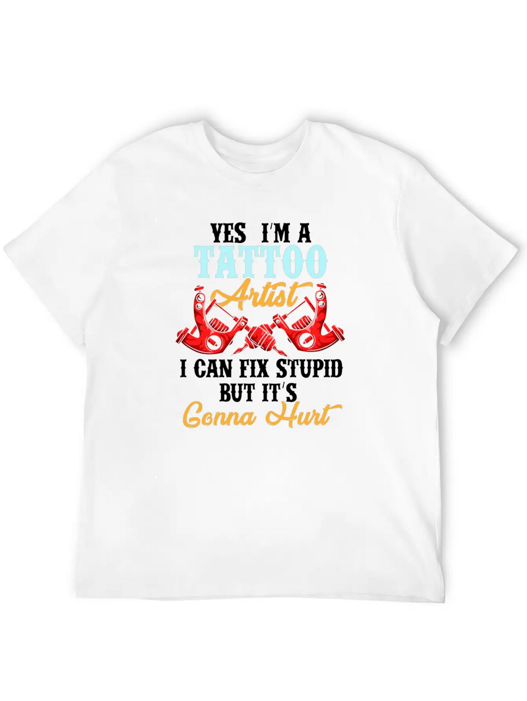 Ink And Tattoo Artist Unisex Short Sleeve Soft Cotton T-Shirt – Casual Everyday Wear