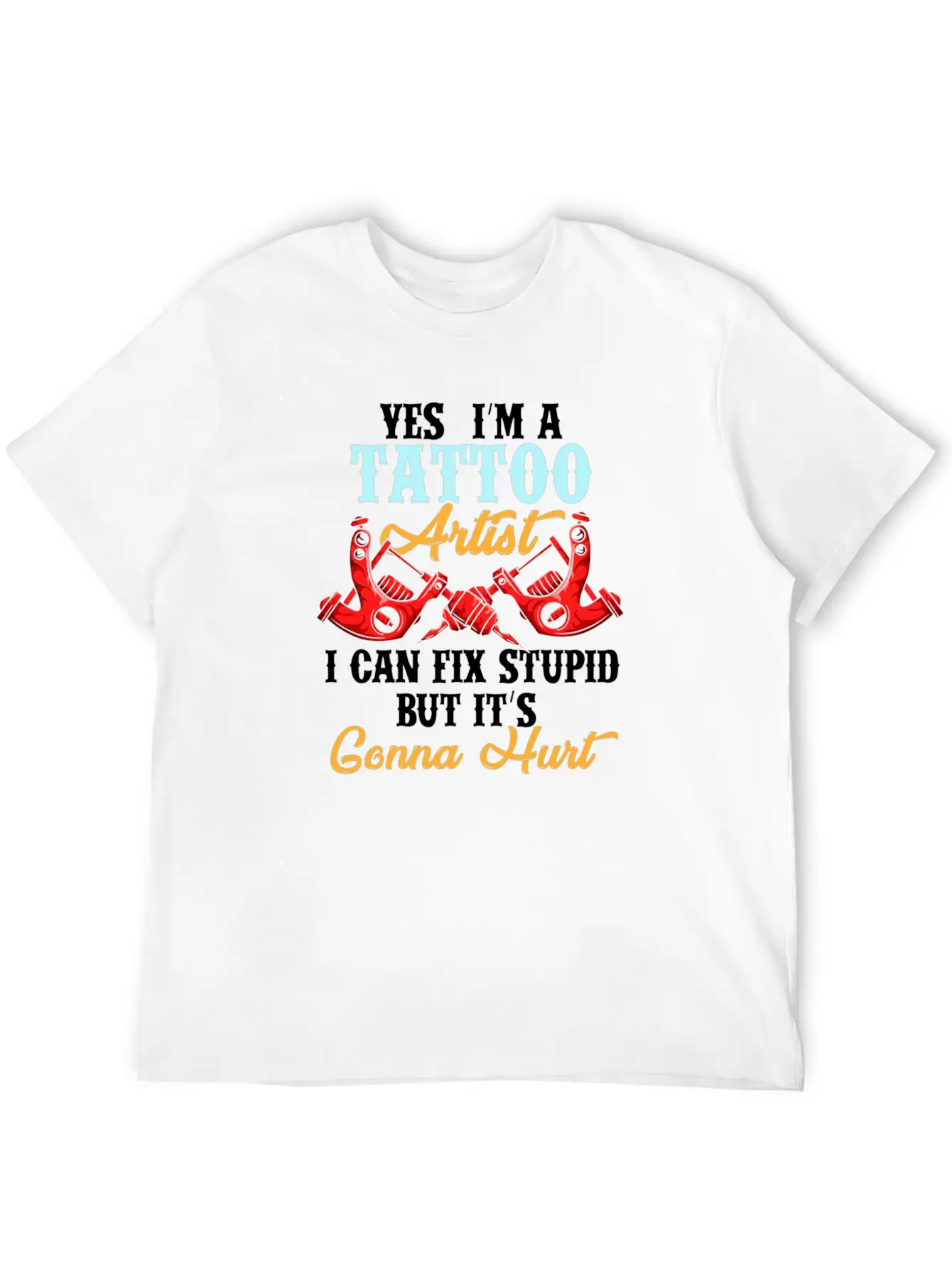 Ink And Tattoo Artist Unisex Short Sleeve Soft Cotton T-Shirt – Casual Everyday Wear