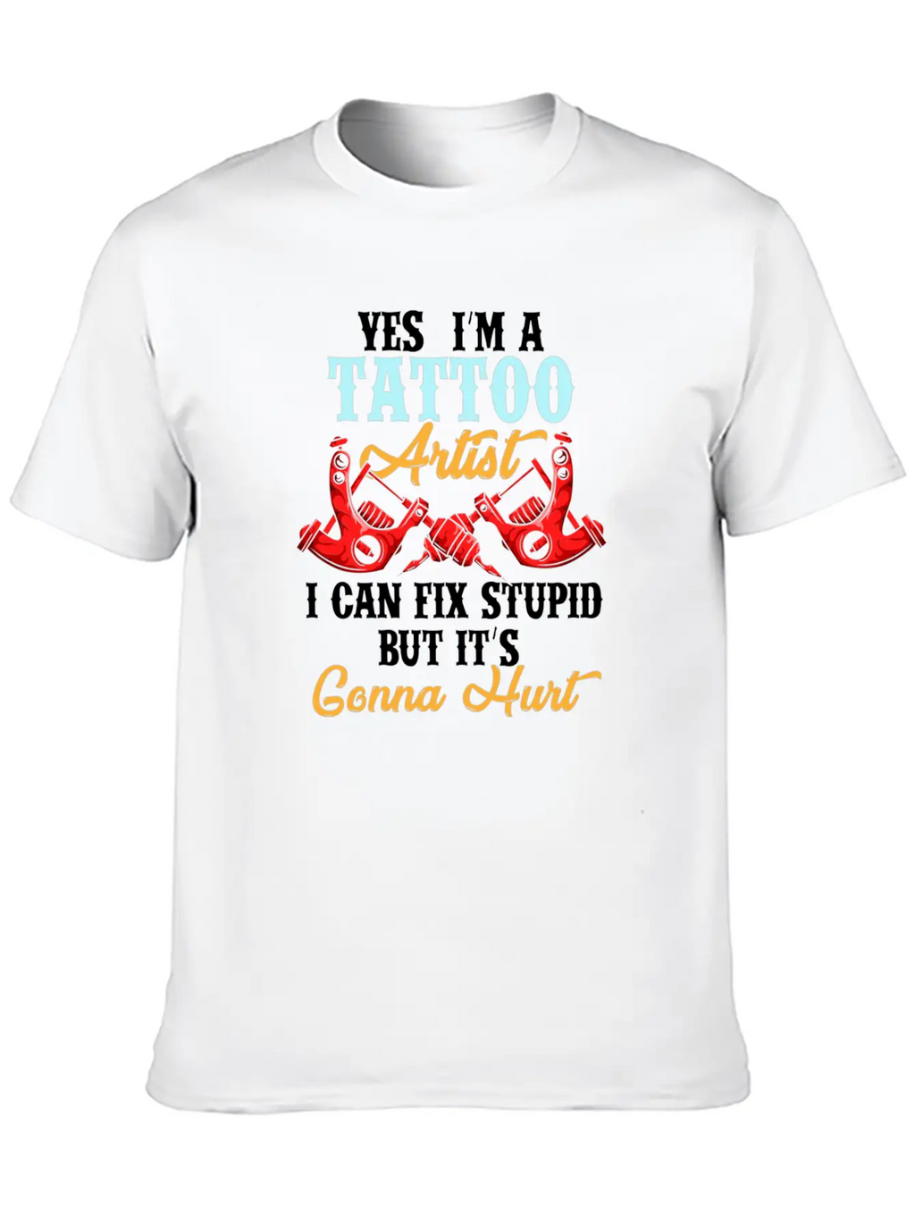 Ink And Tattoo Artist Unisex Short Sleeve Soft Cotton T-Shirt – Casual Everyday Wear