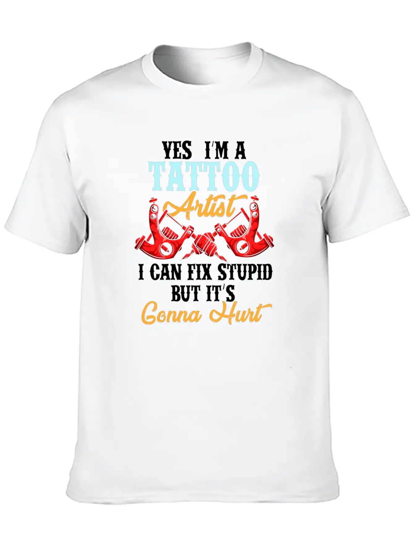 Ink And Tattoo Artist Unisex Short Sleeve Soft Cotton T-Shirt – Casual Everyday Wear