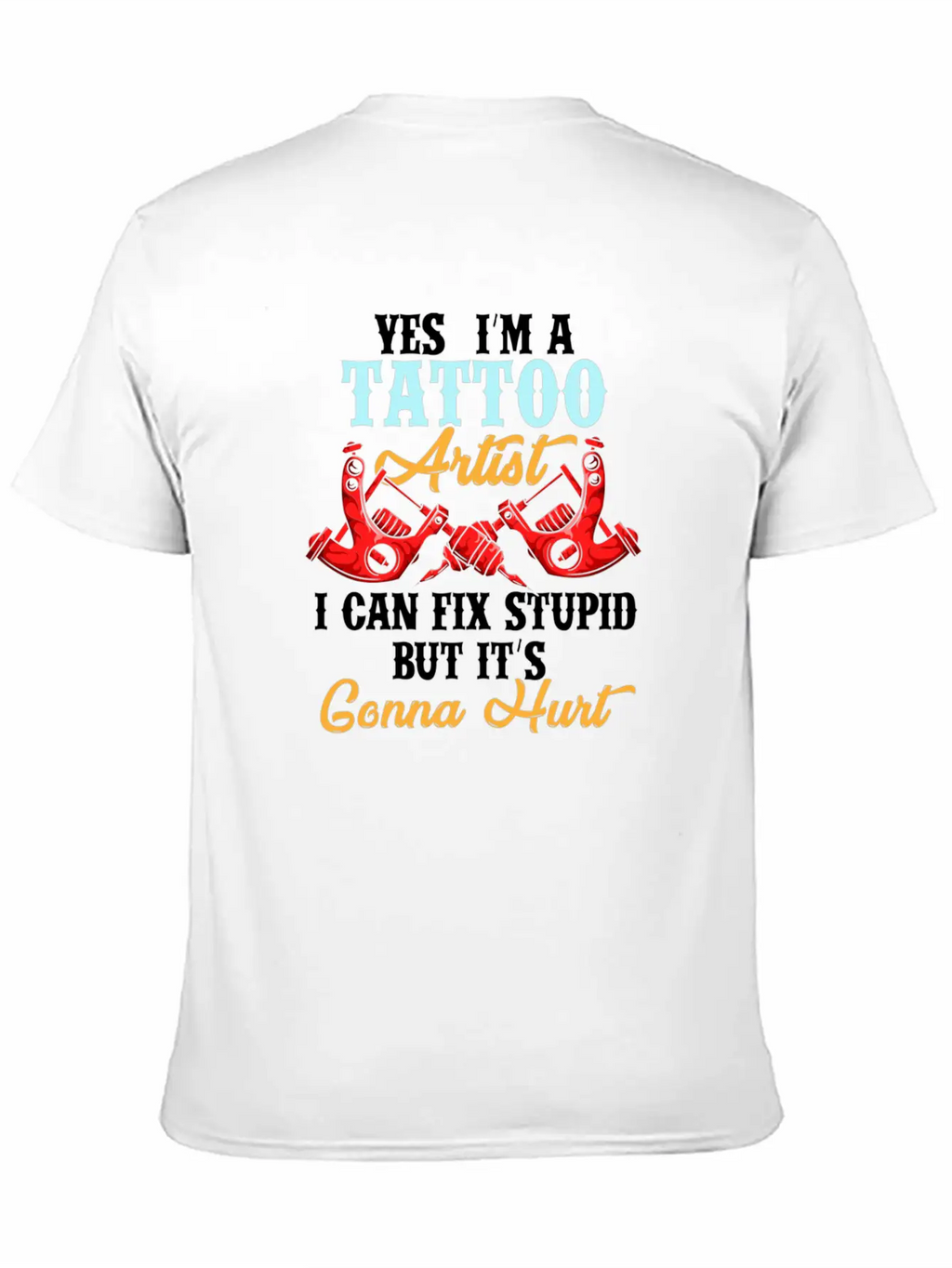 Ink And Tattoo Artist Unisex Short Sleeve Soft Cotton T-Shirt – Casual Everyday Wear