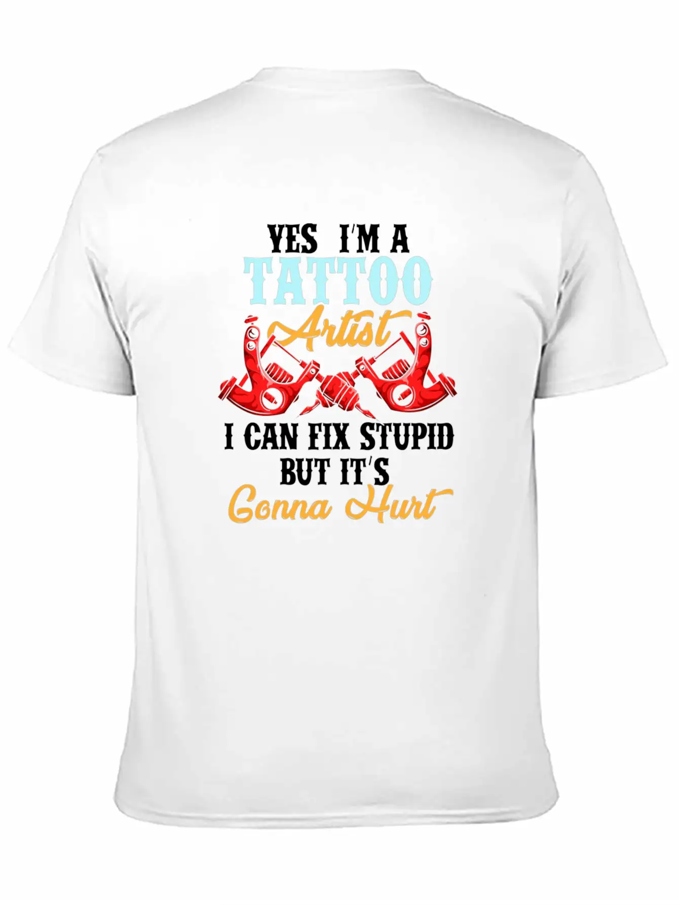 Ink And Tattoo Artist Unisex Short Sleeve Soft Cotton T-Shirt – Casual Everyday Wear