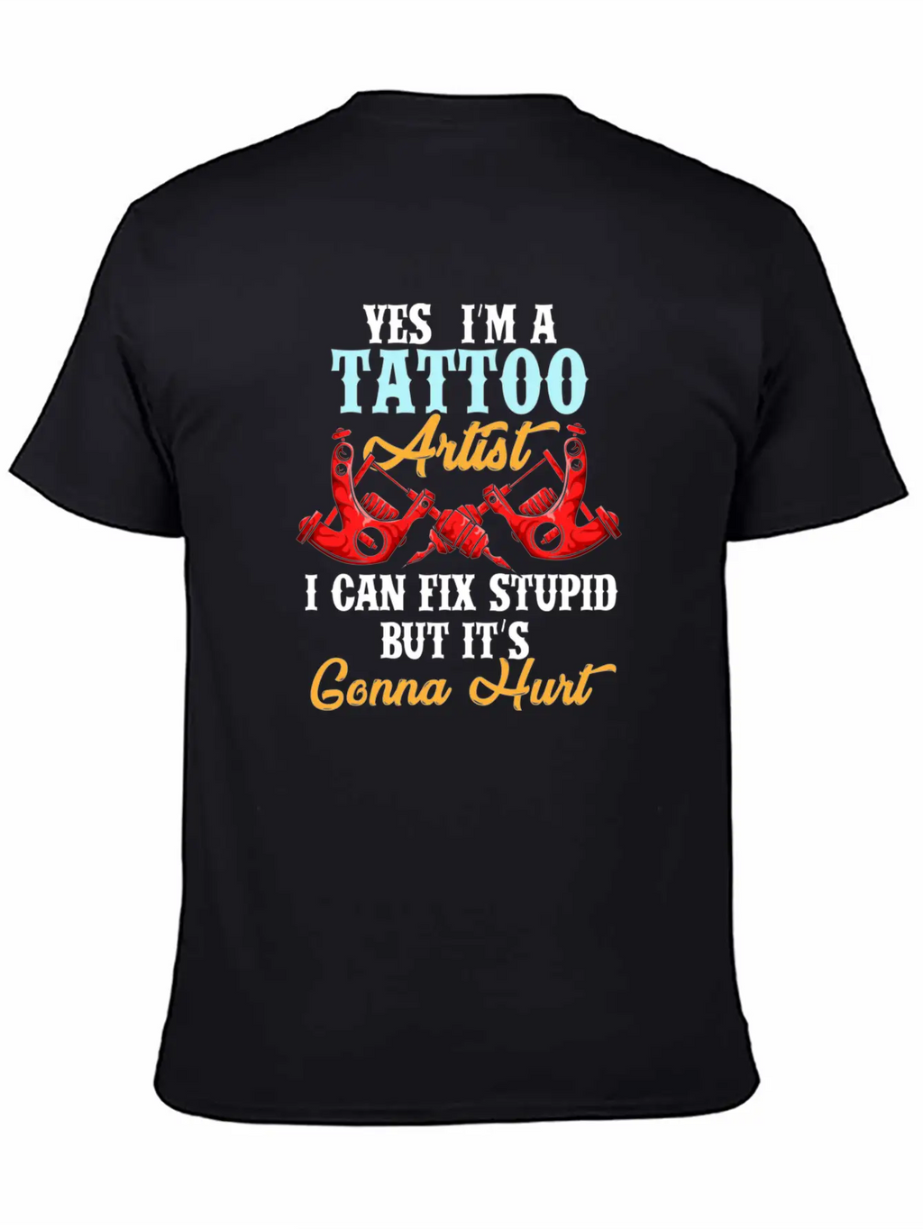 Ink And Tattoo Artist Unisex Short Sleeve Soft Cotton T-Shirt – Casual Everyday Wear