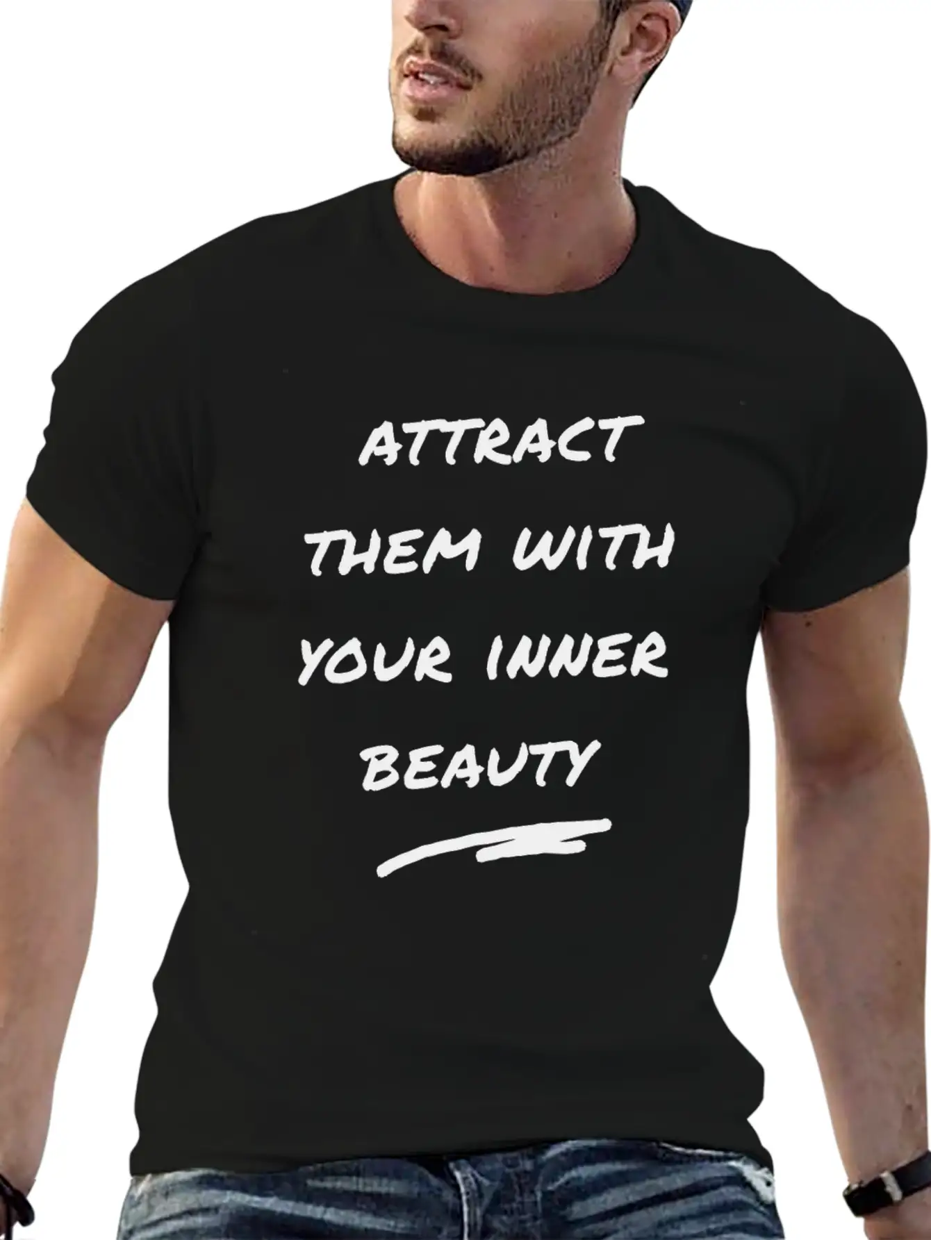 Inner Beauty Casual Graphic T-Shirt – Simple And Comfortable Daily Wear
