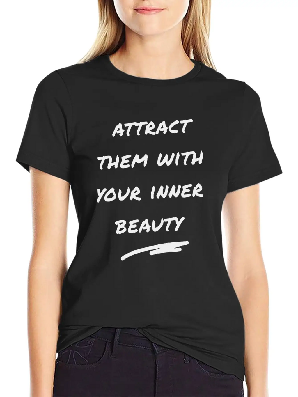 Inner Beauty Casual Graphic T-Shirt – Simple And Comfortable Daily Wear