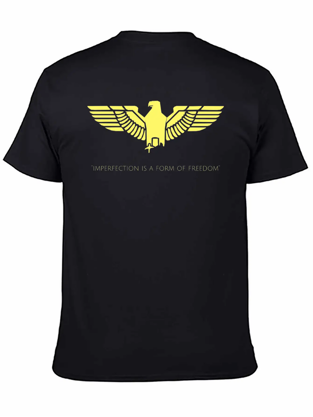 Inspirational Freedom Quote Casual Graphic T-Shirt – Simple And Comfortable Daily Wear