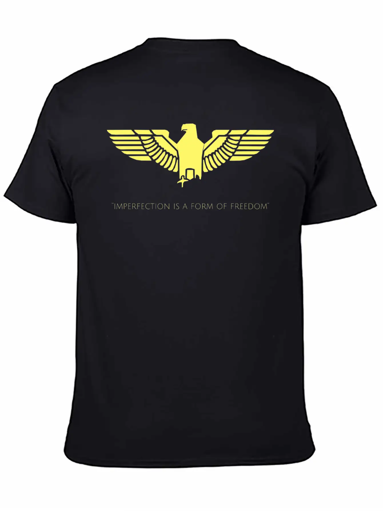 Inspirational Freedom Quote Casual Graphic T-Shirt – Simple And Comfortable Daily Wear