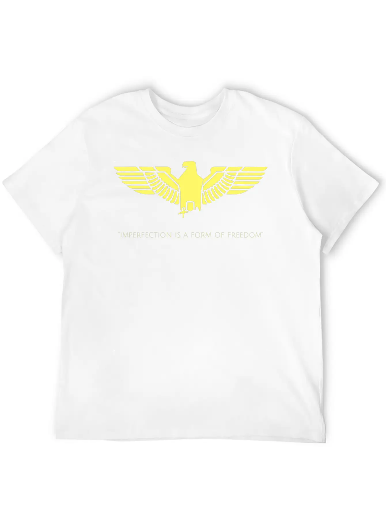 Inspirational Freedom Quote Casual Graphic T-Shirt – Simple And Comfortable Daily Wear