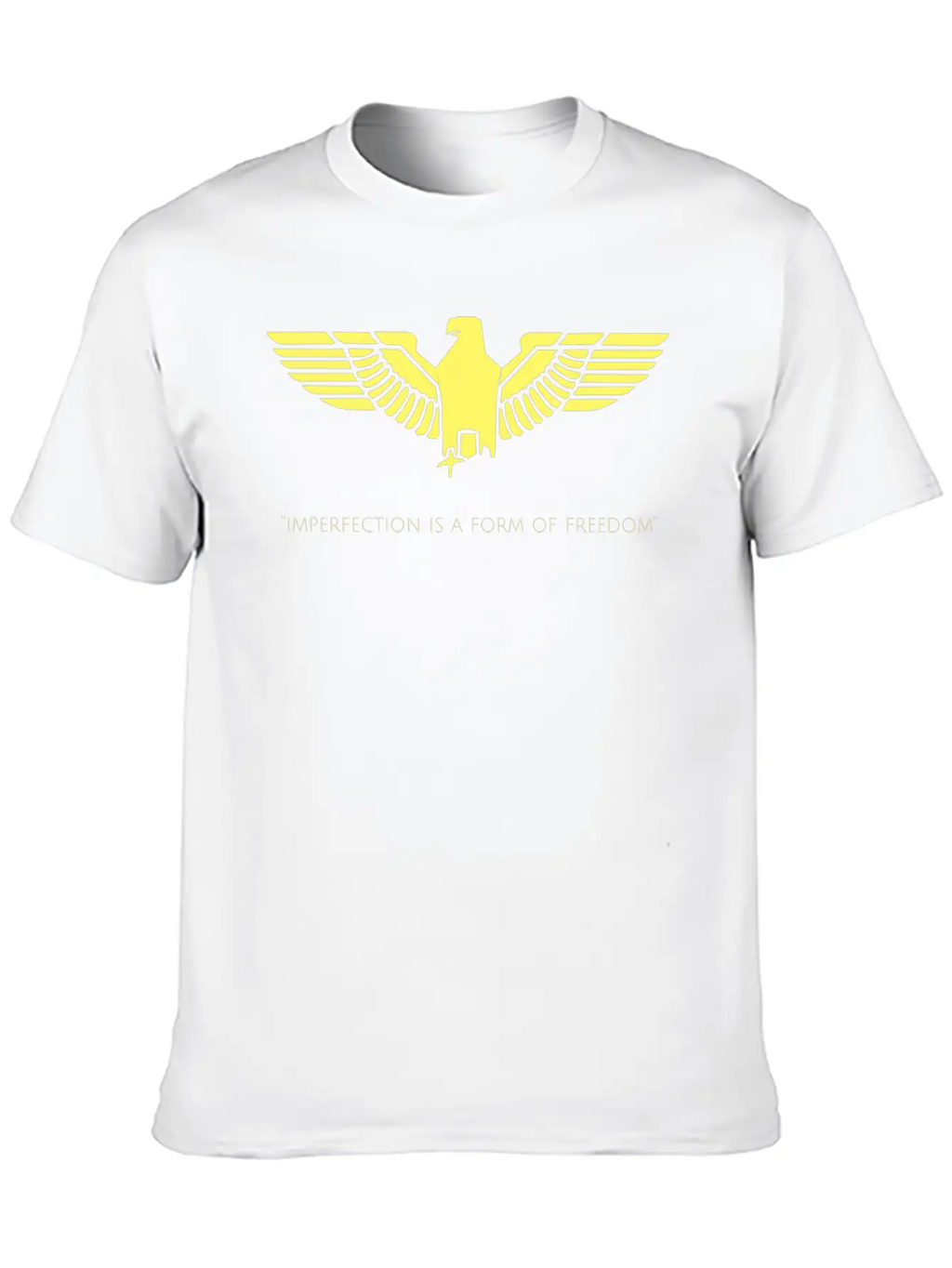 Inspirational Freedom Quote Casual Graphic T-Shirt – Simple And Comfortable Daily Wear