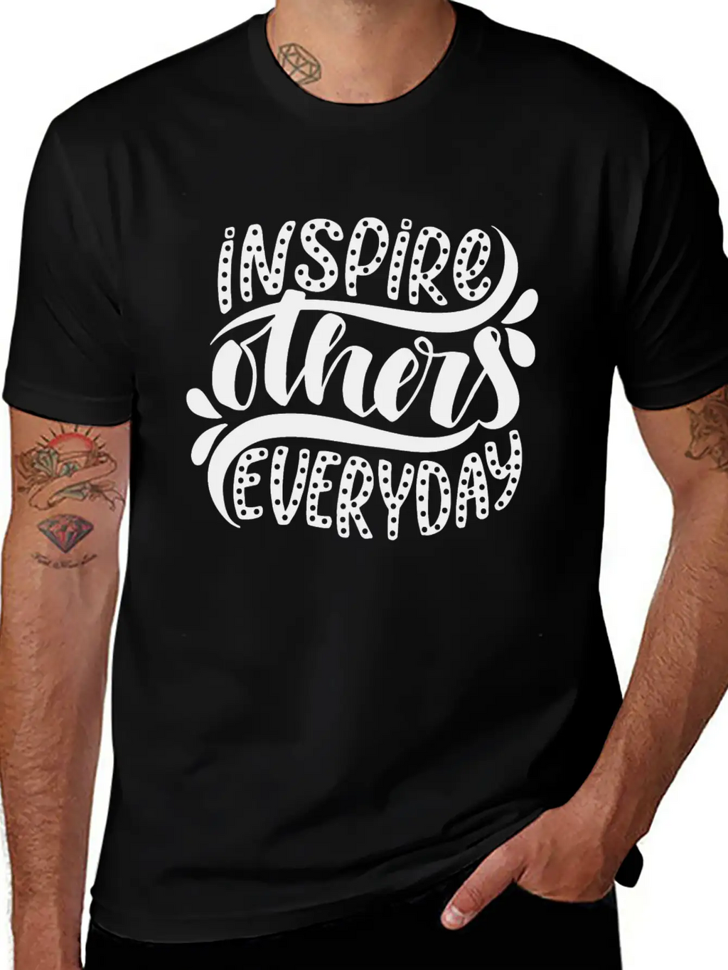 Inspire Others Everyday Motivational Inspirational Stylish Everyday T-Shirt – Unisex Basic Cotton Tee