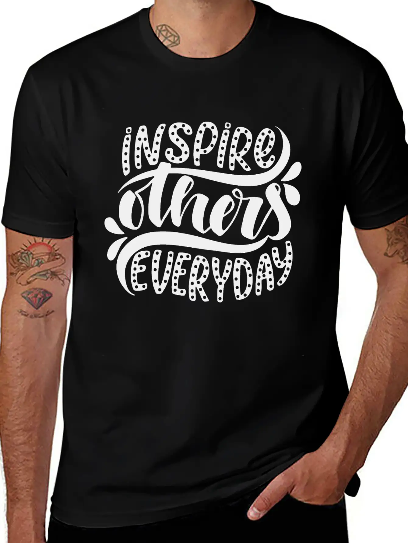 Inspire Others Everyday Motivational Inspirational Stylish Everyday T-Shirt – Unisex Basic Cotton Tee