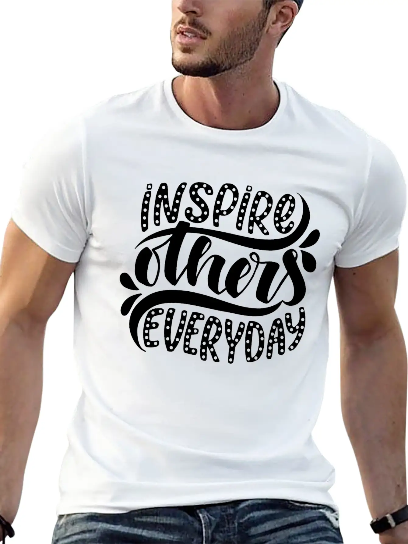 Inspire Others Everyday Motivational Inspirational Stylish Everyday T-Shirt – Unisex Basic Cotton Tee