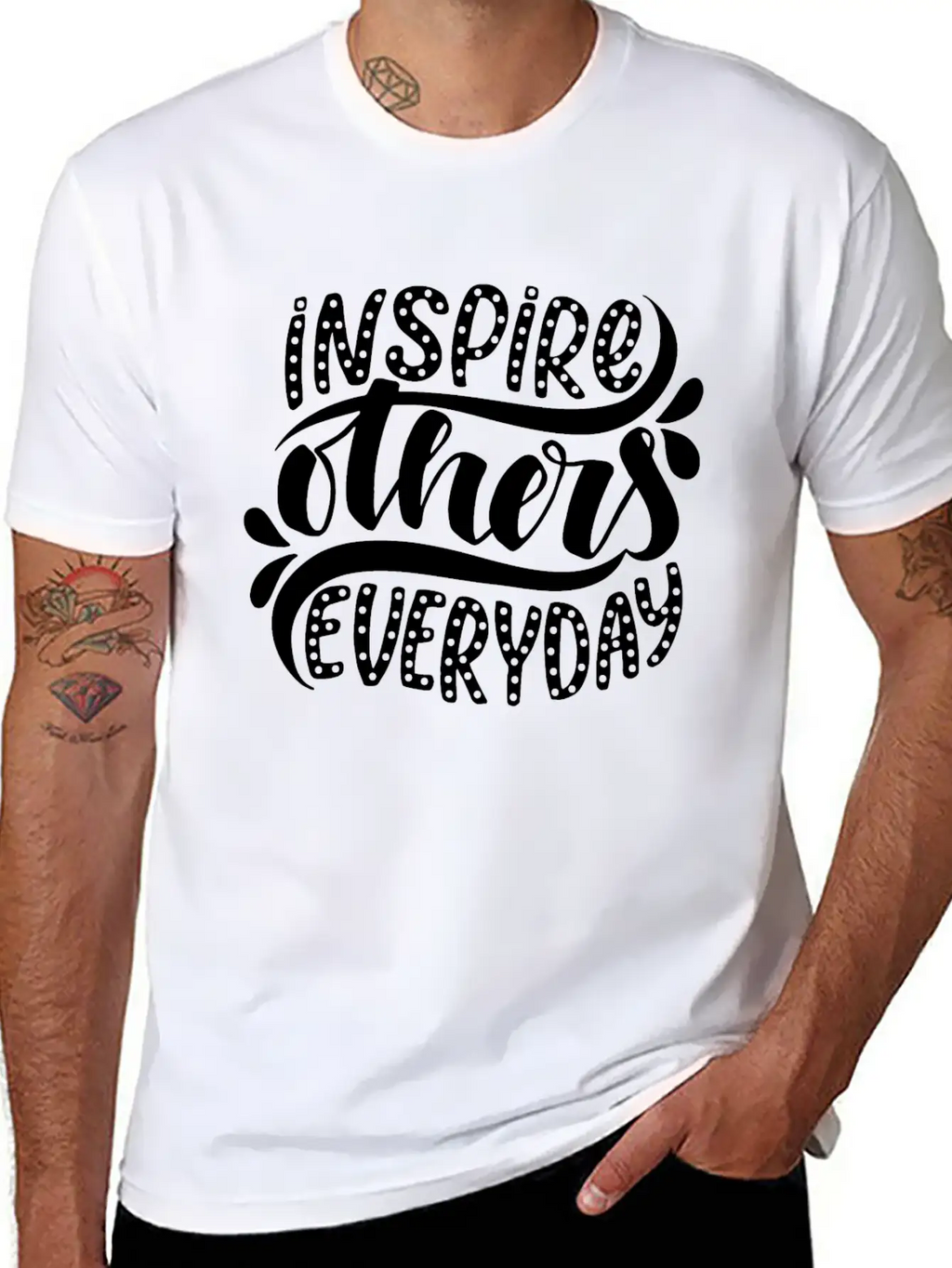 Inspire Others Everyday Motivational Inspirational Stylish Everyday T-Shirt – Unisex Basic Cotton Tee