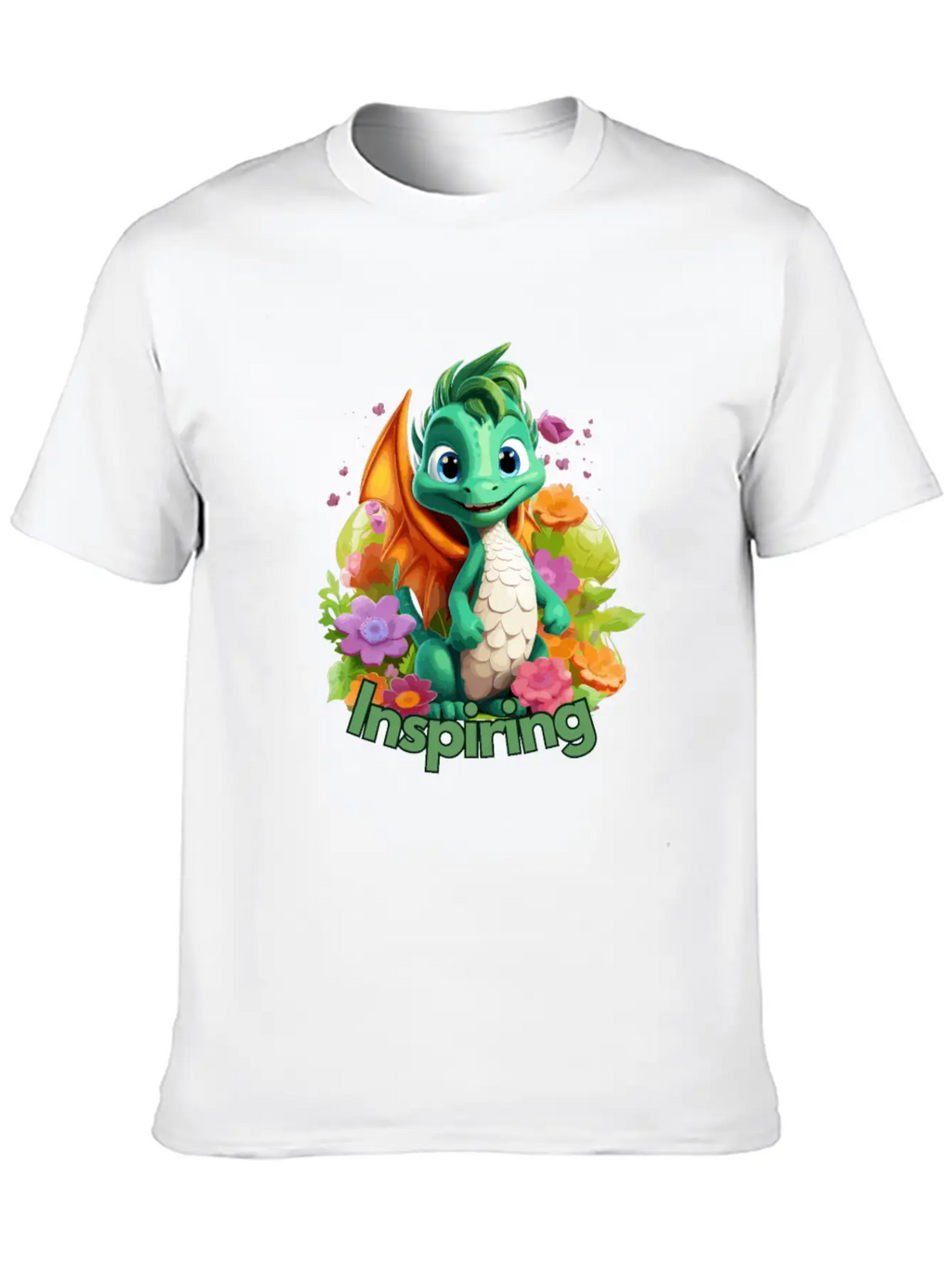 Inspiring Dragon Essential Cotton Tee For Daily Outfits – Unisex Style