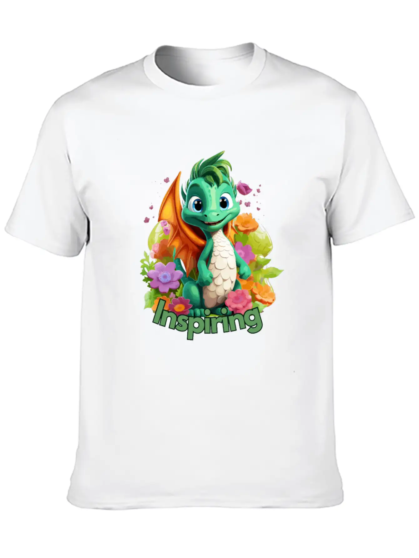 Inspiring Dragon Essential Cotton Tee For Daily Outfits – Unisex Style