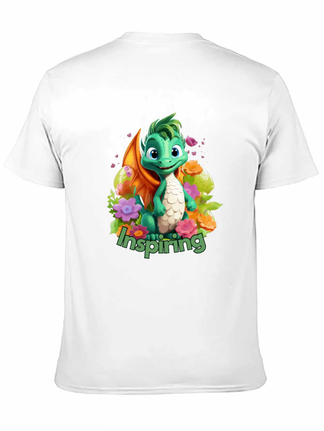 Inspiring Dragon Essential Cotton Tee For Daily Outfits – Unisex Style