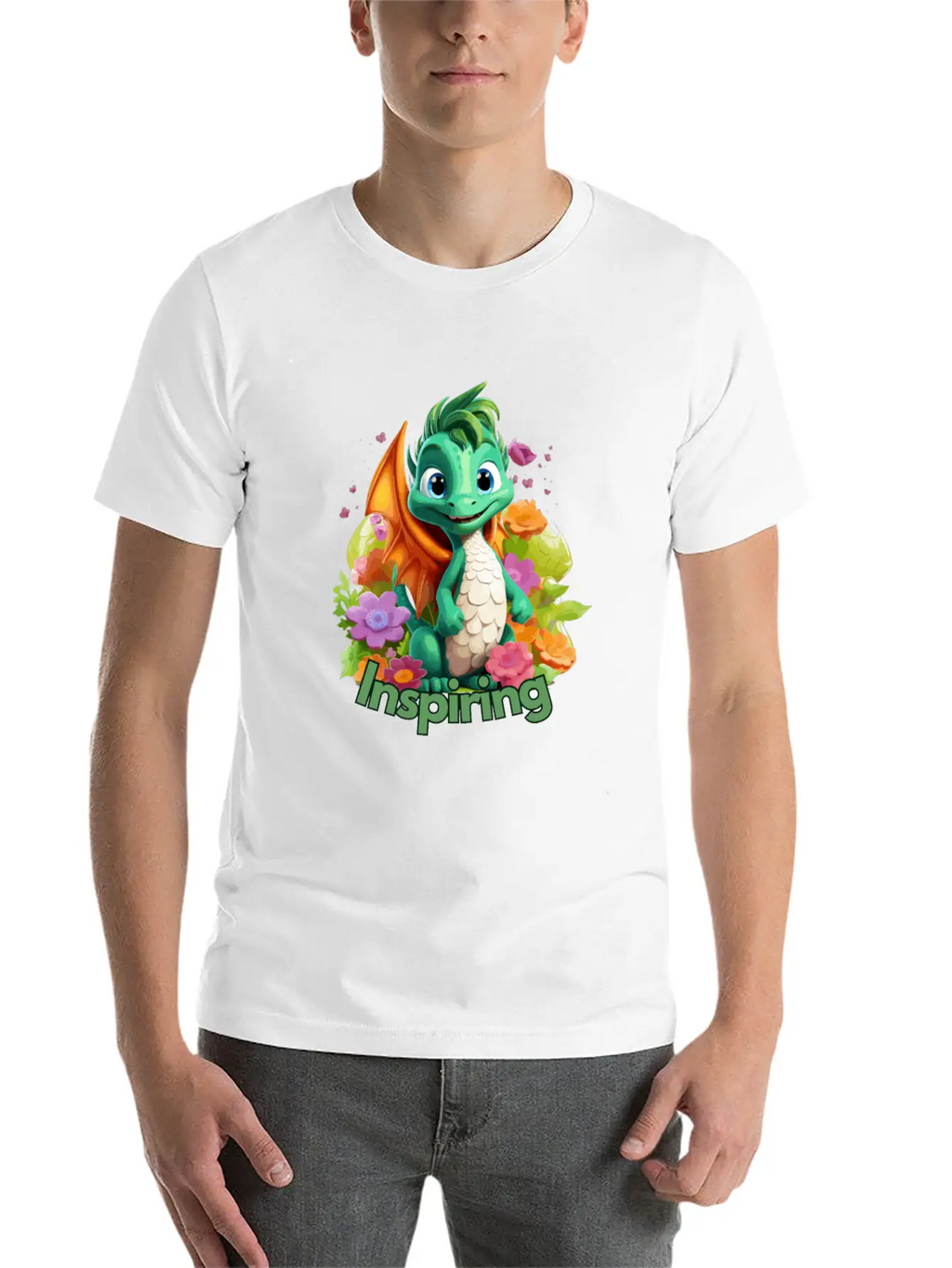 Inspiring Dragon Essential Cotton Tee For Daily Outfits – Unisex Style