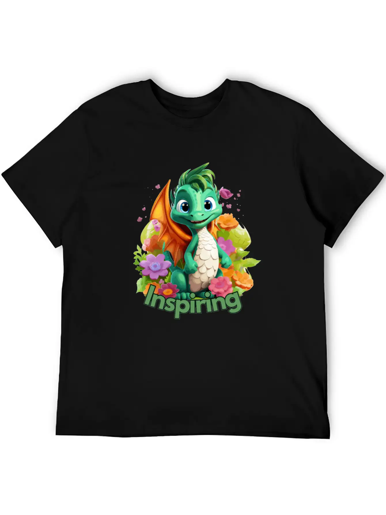 Inspiring Dragon Essential Cotton Tee For Daily Outfits – Unisex Style