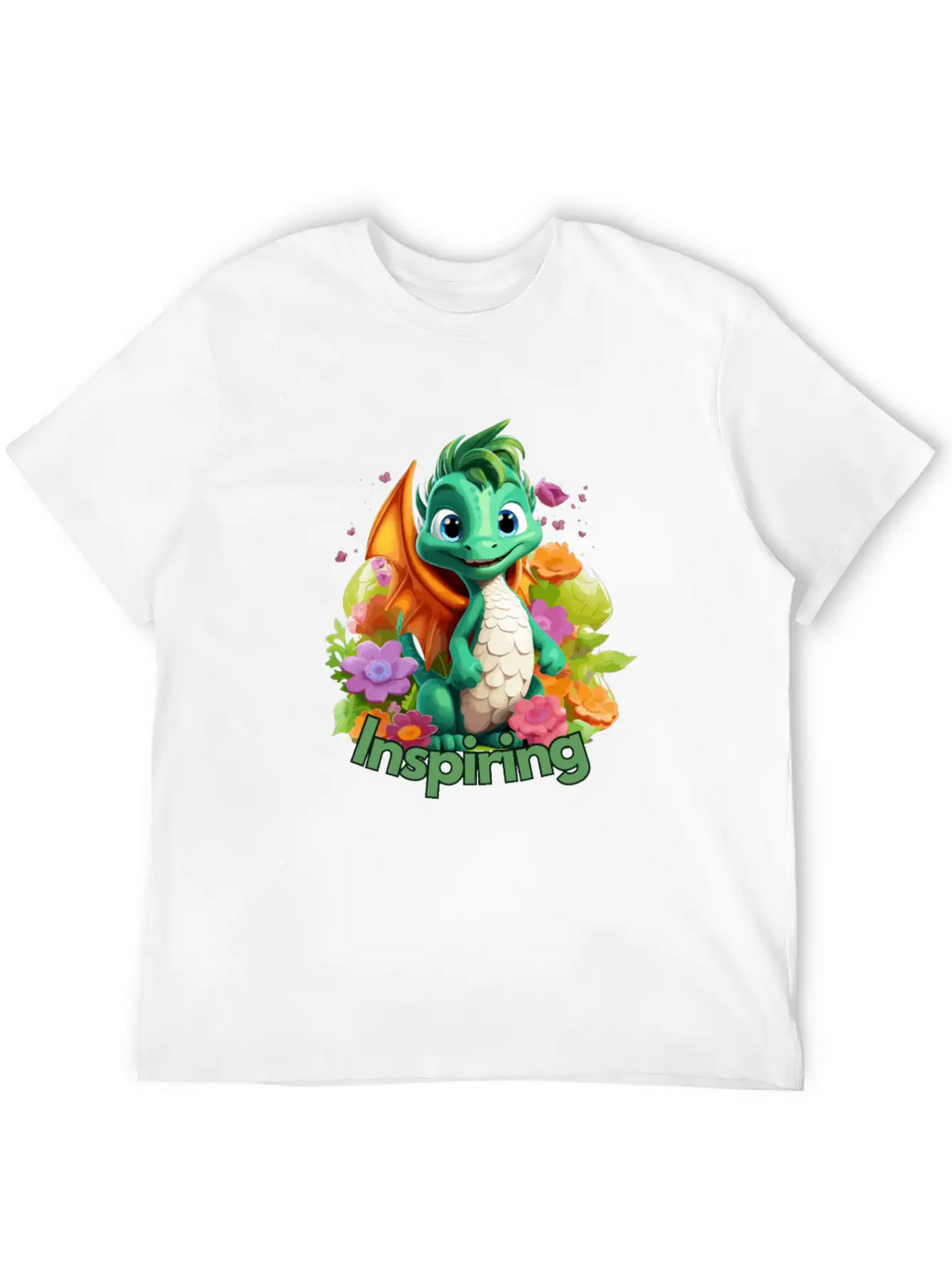 Inspiring Dragon Essential Cotton Tee For Daily Outfits – Unisex Style