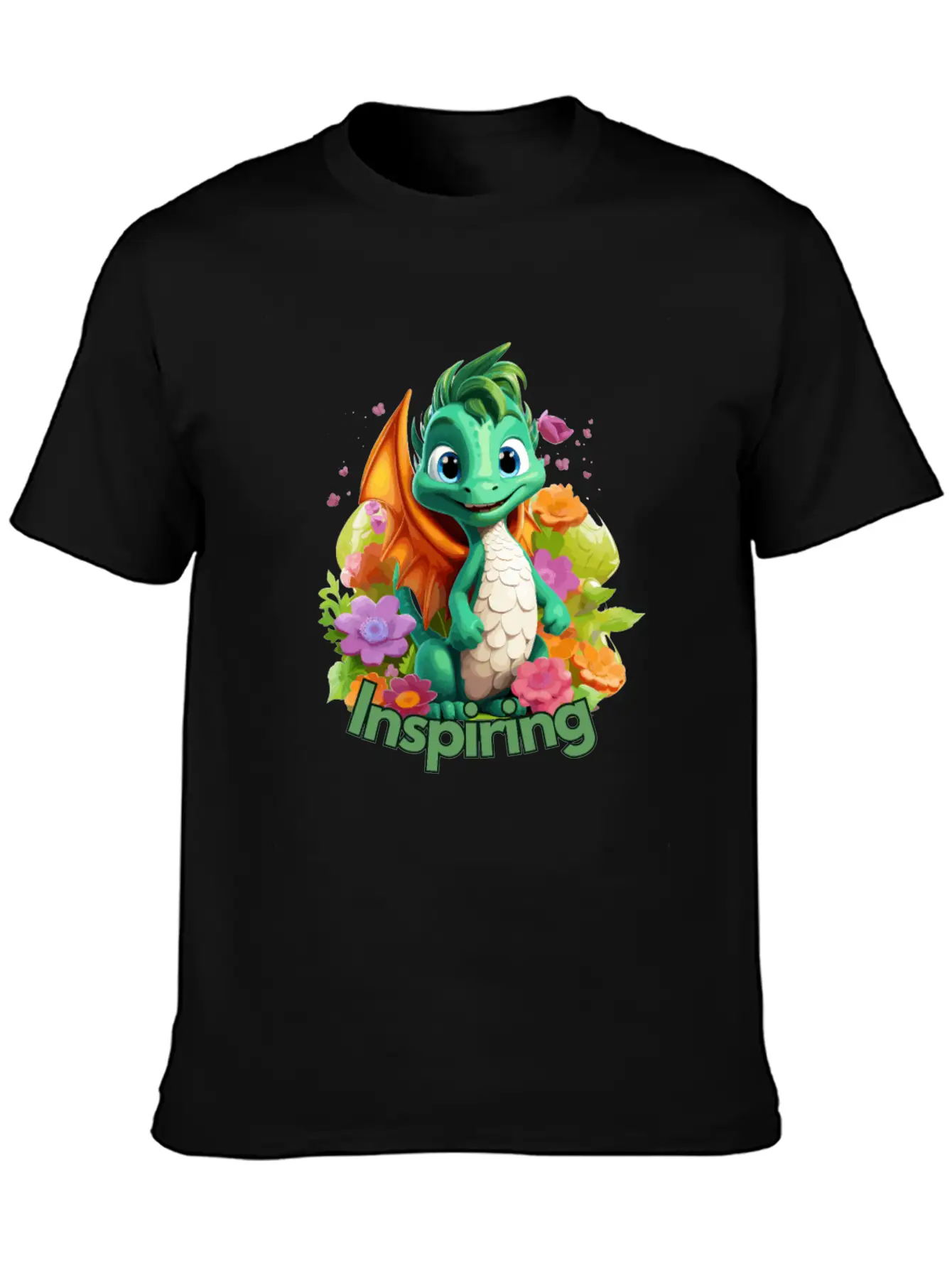 Inspiring Dragon Essential Cotton Tee For Daily Outfits – Unisex Style