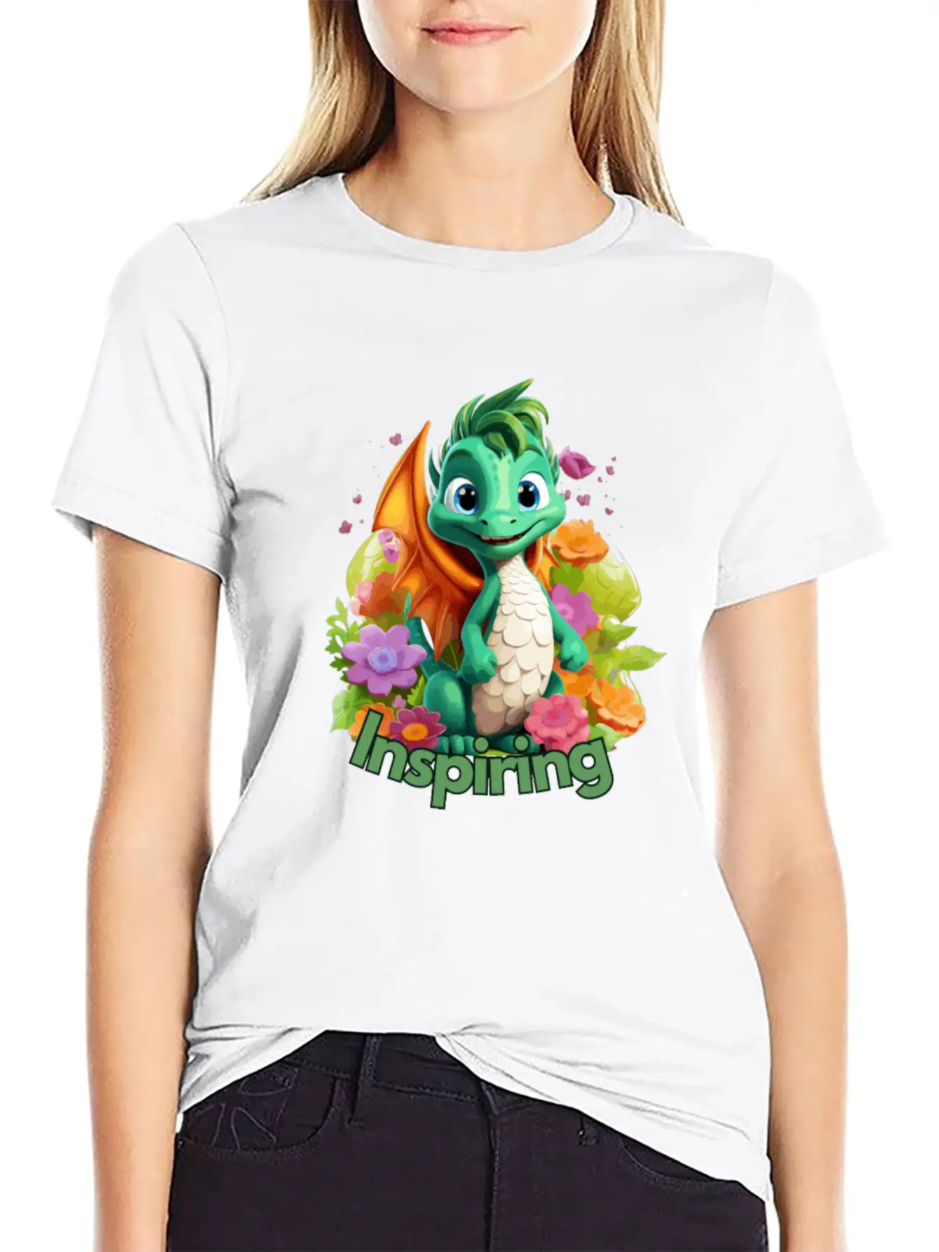 Inspiring Dragon Essential Cotton Tee For Daily Outfits – Unisex Style