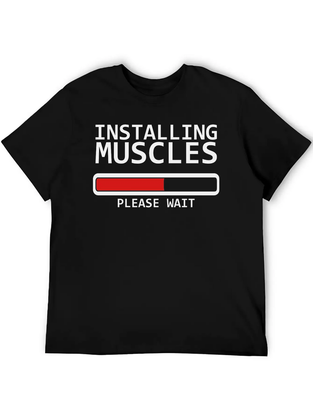 Installing Muscles Unisex Casual T-Shirt – Clean Design For Daily Comfort