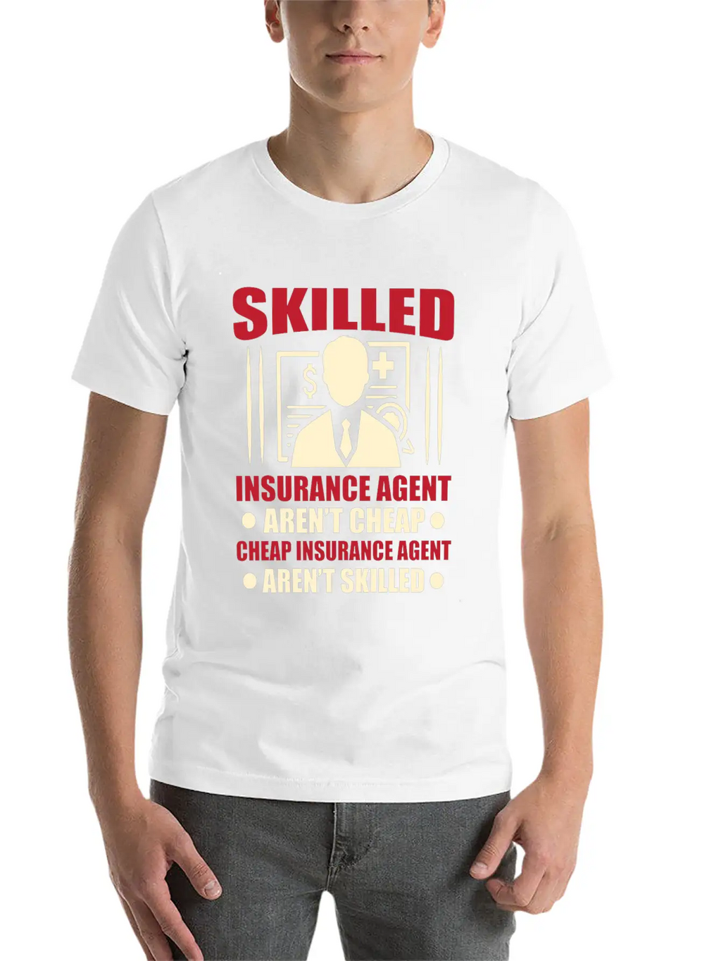 Insurance Agent Casual Graphic T-Shirt – Simple And Comfortable Daily Wear