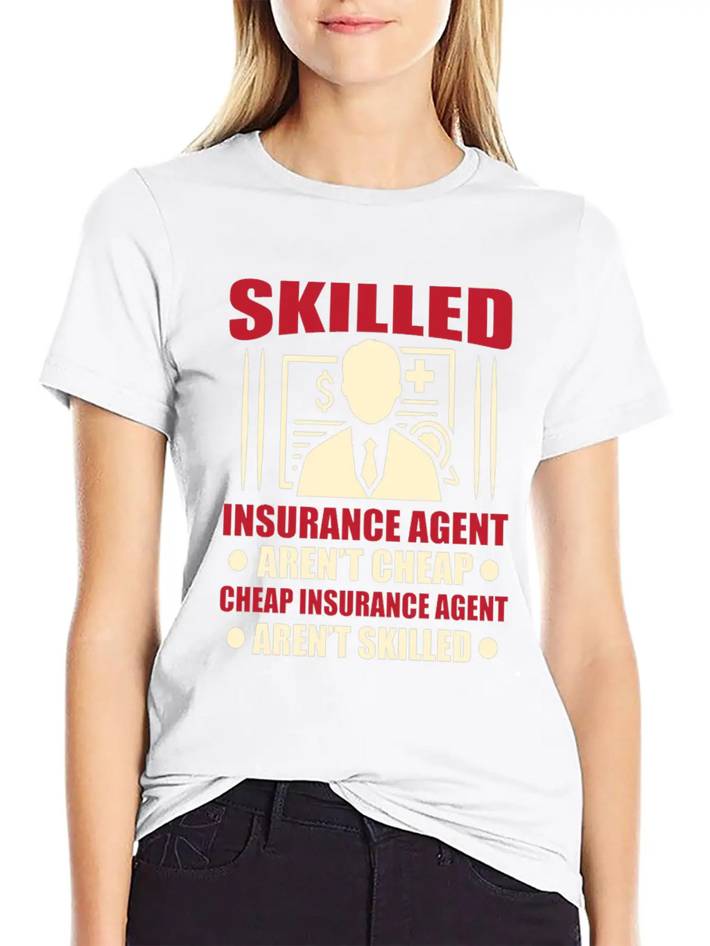 Insurance Agent Casual Graphic T-Shirt – Simple And Comfortable Daily Wear